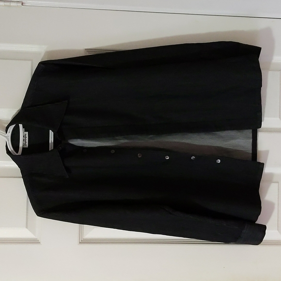 PINSTRIPE BUTTON DOWN SHIRT - Picture 3 of 6